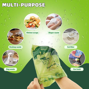 Dog Poop Bags Rolls, Extra Thick Leak Proof Pet Waste Bag, 360 Count Tear Resistant Poop Bags for Dogs for Outdoor Doggie Walking and Cat Litters Cleaning