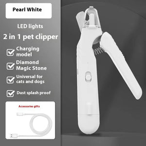 2-in-1 LED pet nail clipper and grinder for dogs and cats - product image 13