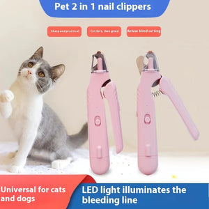 2-in-1 LED pet nail clipper and grinder for dogs and cats - product image 6