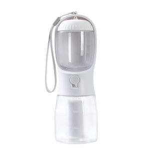 3-in-1 portable dog water bottle with food and waste bag storage - product image 14