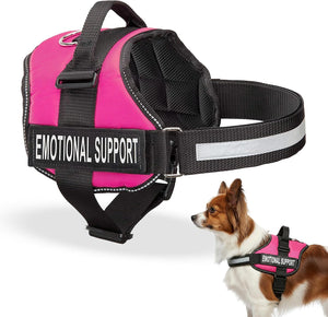 Emotional Support Vest Harness, XXS 13.5-17 In, Pink
