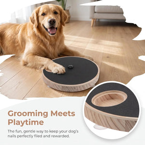 Dog nail scratch pad with treat dispenser - product image 9
