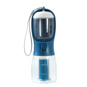 3-in-1 portable dog water bottle with food and waste bag storage - product image 10