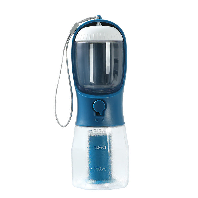 3-in-1 portable dog water bottle with food and waste bag storage - product image 10