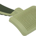 Pet Safari Dog Self-Cleaning Slicker Brush - Dog Deshedding Brush - Prevents Mats and Tangled Hair - for Dogs with Short or Long Hair - Small - 7" X 3.6"