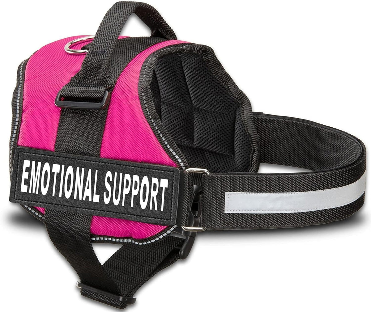Emotional Support Vest Harness, XXS 13.5-17 In, Pink