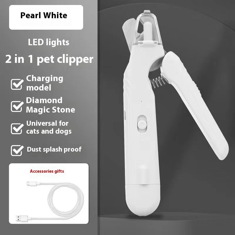 2-in-1 LED pet nail clipper and grinder for dogs and cats - product image 13
