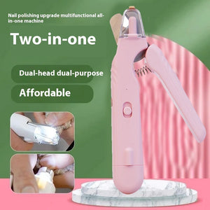 2-in-1 LED pet nail clipper and grinder for dogs and cats - product image 10