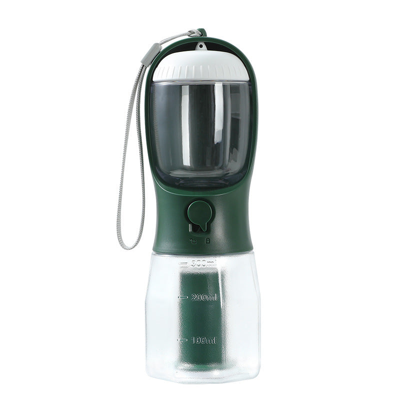 3-in-1 portable dog water bottle with food and waste bag storage - product image 13