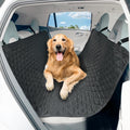 Dog Car Seat Cover for Back Seat, Large Universal Fit Bench Car Seat Cover, Waterproof Dog Hammock for Car with Adjustable Straps, Durable Seat Protector for Cars, Trucks & Suvs, Black