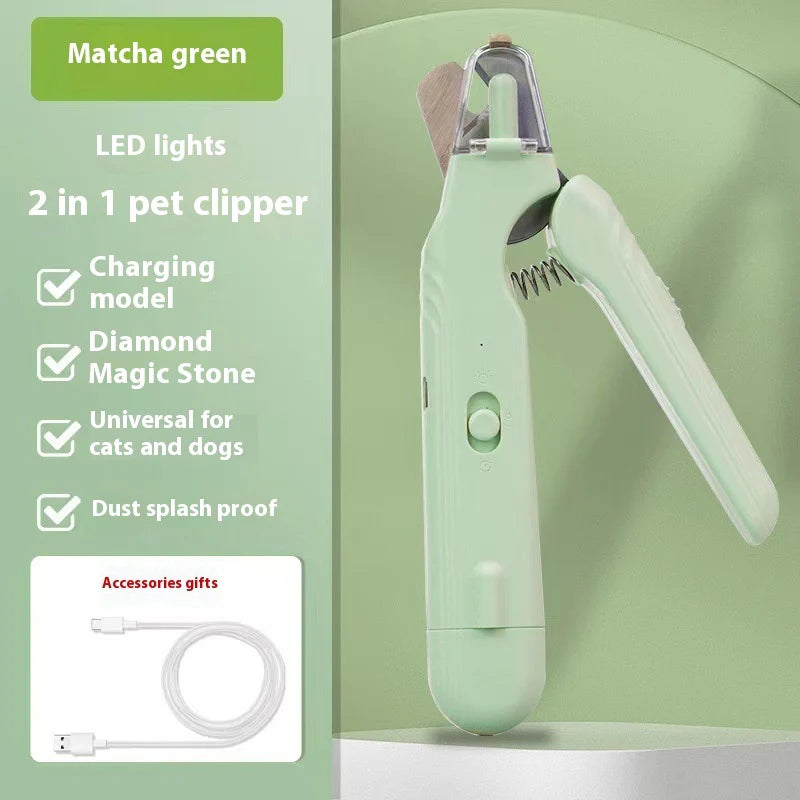 2-in-1 LED pet nail clipper and grinder for dogs and cats - product image 11