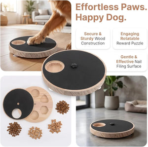 Dog nail scratch pad with treat dispenser - product image 8