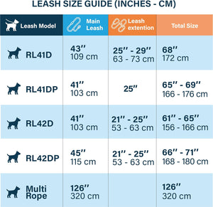 Heavy Duty Bungee Rope Leash (Teal, 5.5 Ft Bungee Leash)